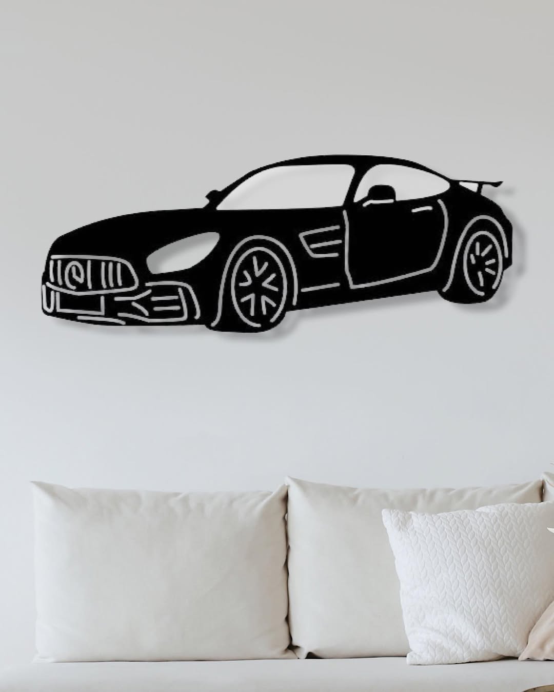 AMG LED Wood Wall Art