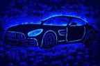 AMG LED Wood Wall Art