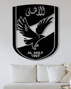 Al Ahly LED Wood Wall Art