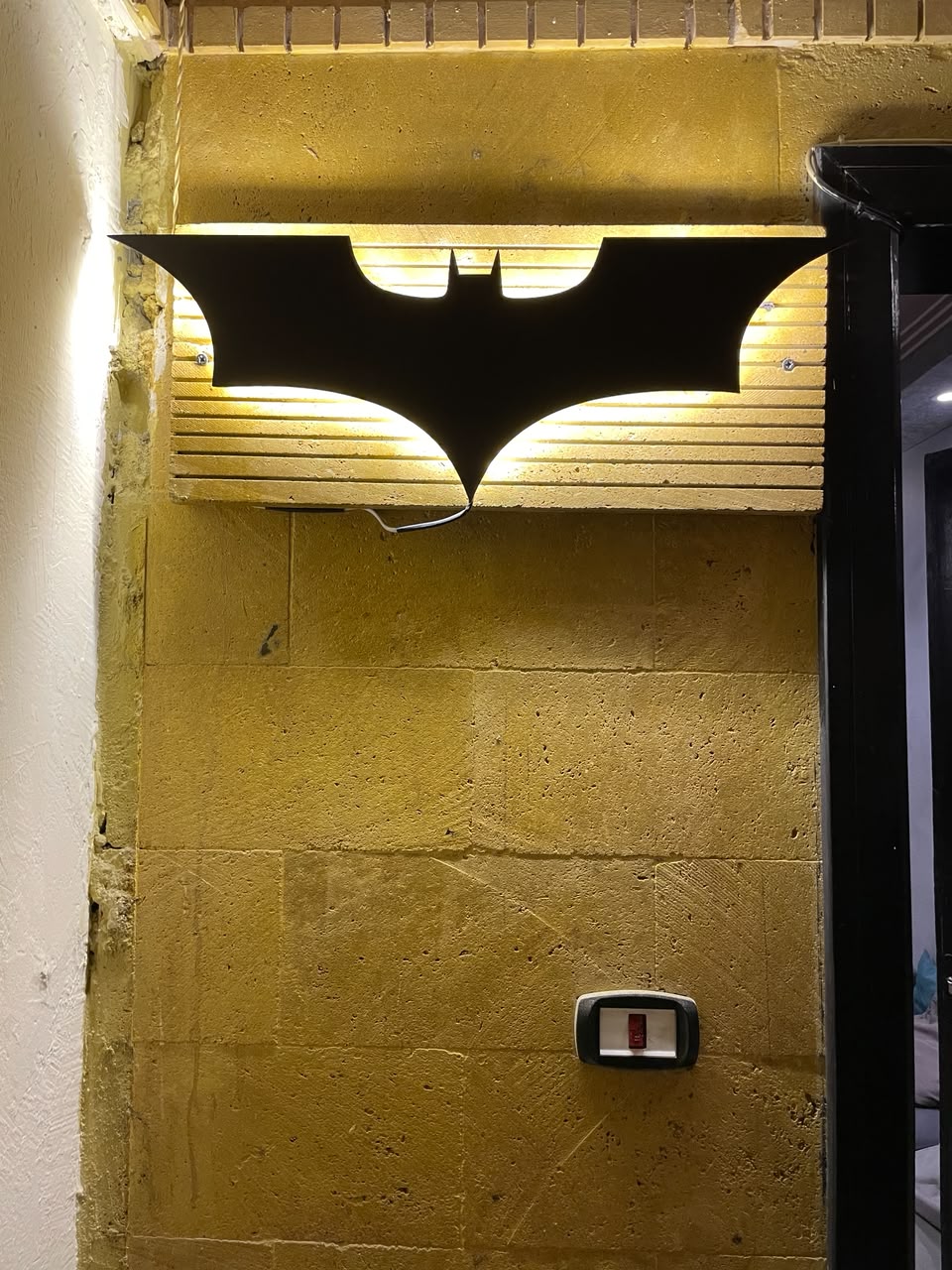 Bat Symbol MDF Wall Art fan-inspired MDF wall art by BYMS product photo 3