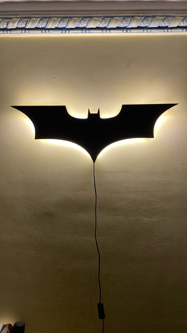Bat Symbol MDF Wall Art fan-inspired MDF wall art by BYMS product photo 4
