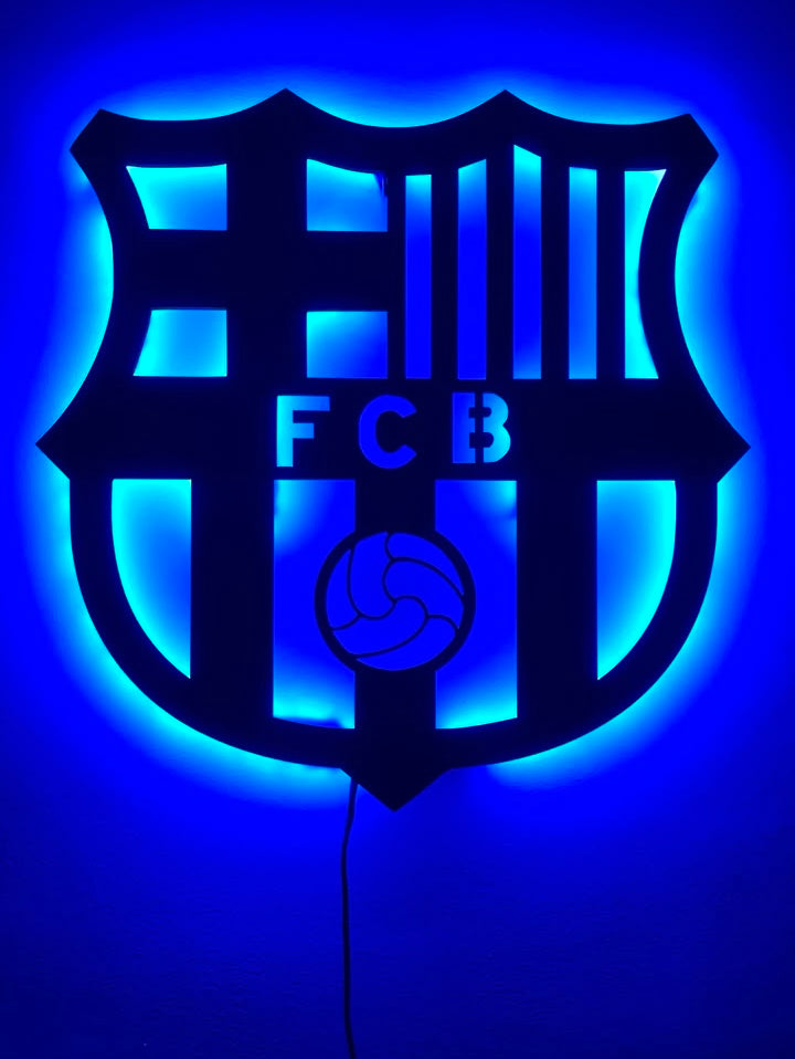FC Barcelona MDF Wall Art fan-inspired MDF wall art by BYMS