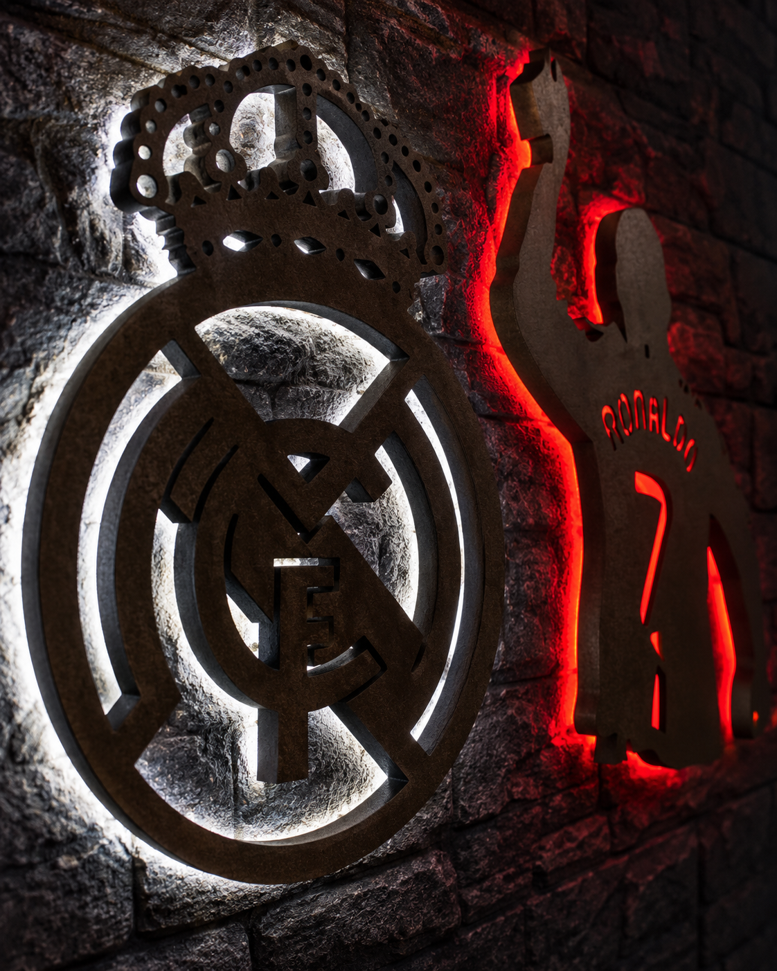 Real Madrid MDF Wall Art fan-inspired MDF wall art by BYMS product photo 4