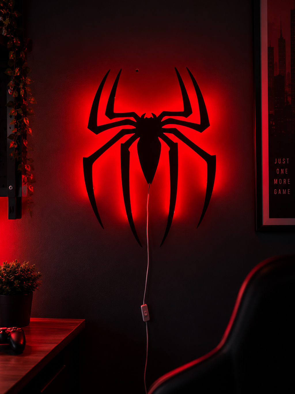 Spidey LED Wood Wall Art