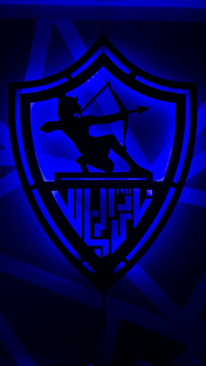 Zamalek MDF Wall Art fan-inspired MDF wall art by BYMS