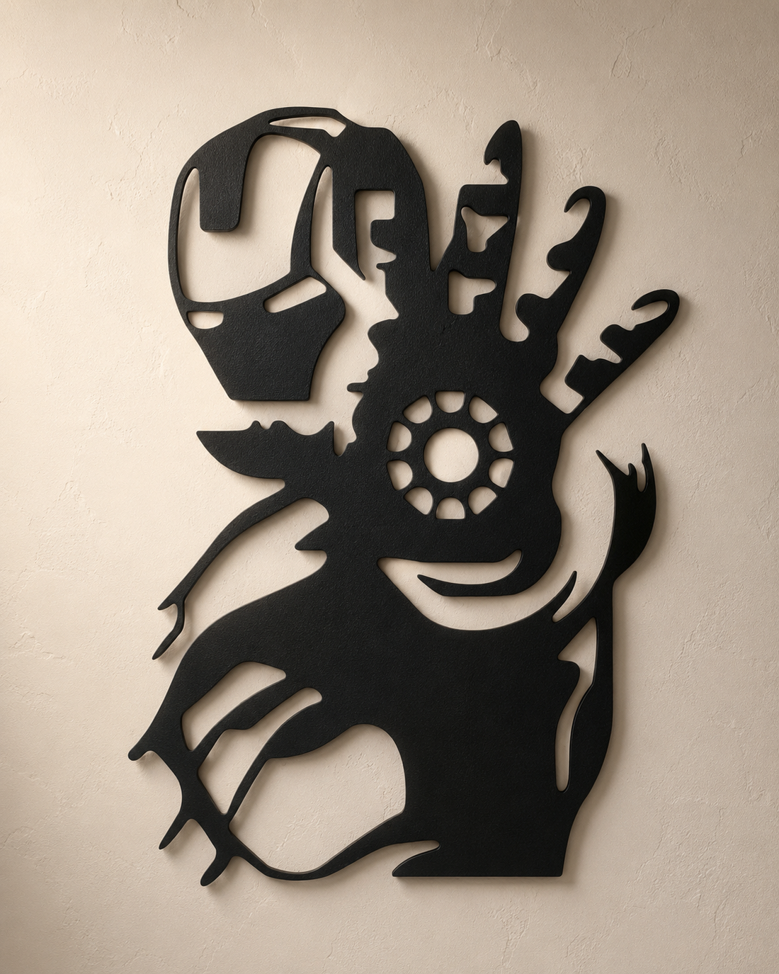 Ironman MDF Wall Art fan-inspired MDF wall art by BYMS