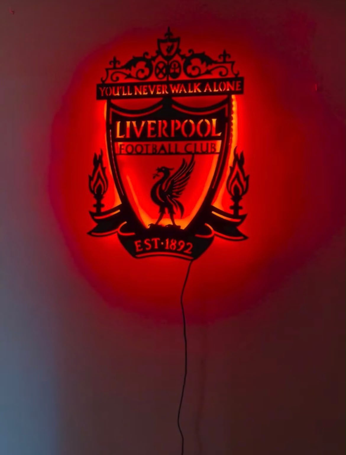 Liverpool LED Wood Wall Art