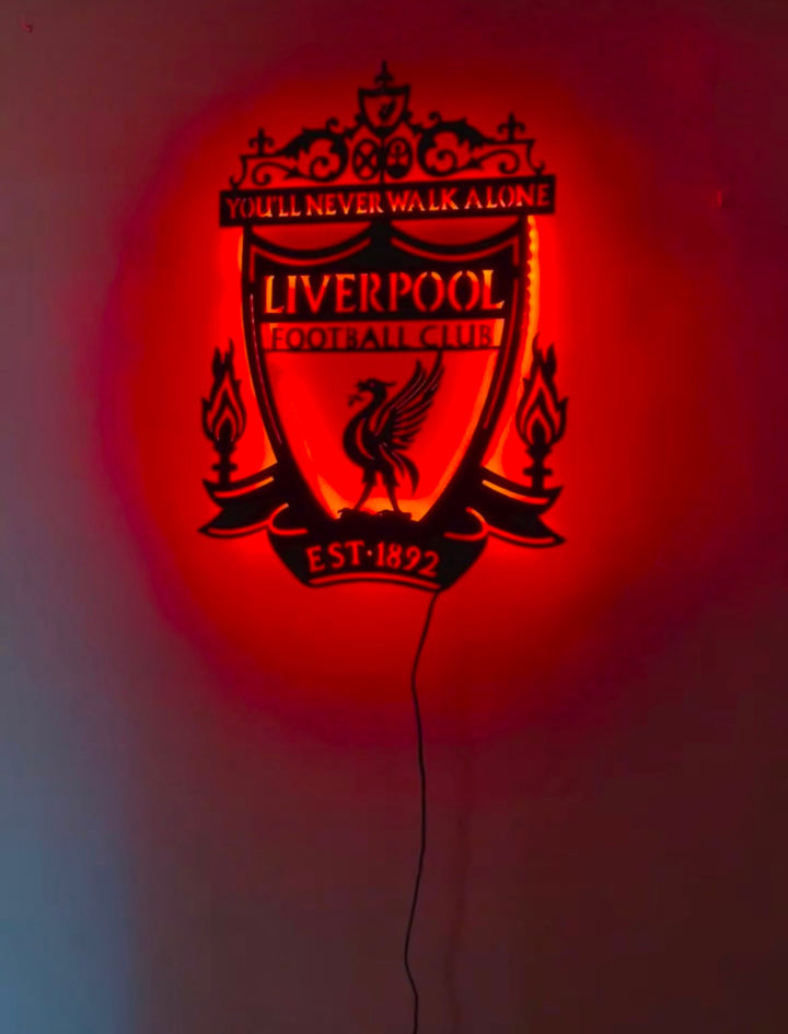 Liverpool LED Wood Wall Art