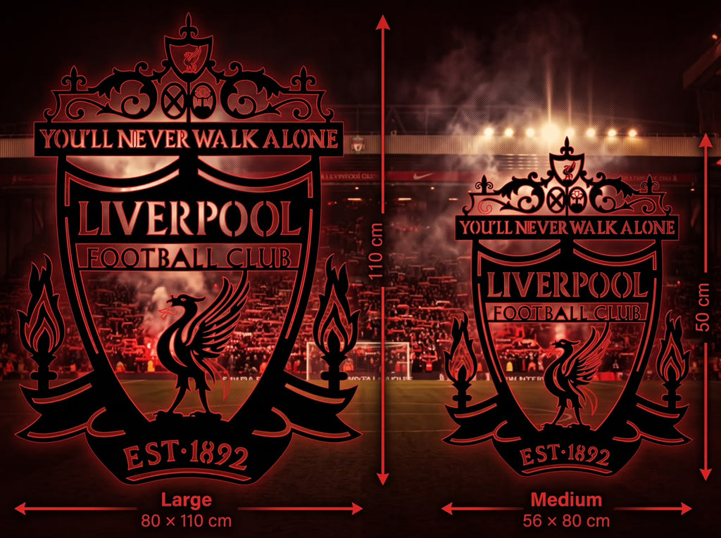 Liverpool LED Wood Wall Art